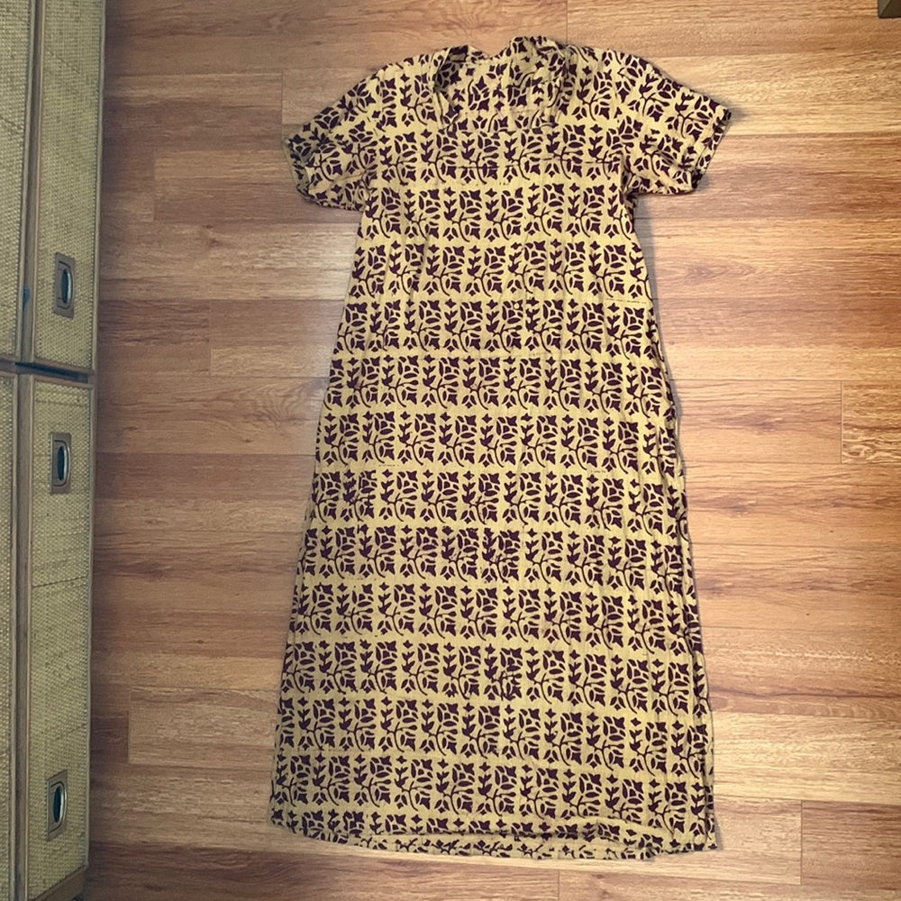 Vintage side slit kaftan